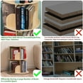 thumbnail image 3 of Eliantte Rotating Bookshelf, 360° Spinning Bookcase, Wood Floor Standing Book shelf, Wood Narrow Book Shelf Organizer - 2 Tier, 3 of 6