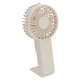 thumbnail image 5 of Mini ventilador de mano ventilador portátil plegable ventilador recargable USB para viajes de oficina en casa Beige, 5 of 10