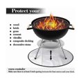 thumbnail image 1 of BBQ Cooking Element and Fire Pit Mat Round Mat, 11" High Temperature Fire Pit Under Grill Mat Fire Retardant Deck Protector for Solo Bbq, 1 of 4