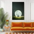 thumbnail image 2 of IDEA4WALL Framed Canvas Wall Art for Living Room, Bedroom Moon with Bright Canvas Prints for Modern Home Decoration Ready to Hang, 2 of 4