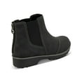thumbnail image 3 of JBU BY JAMBU Womens Black Cushioned Goring Water Resistant Peacock Round Toe Block Heel Zip-Up Chelsea 7 M, 3 of 4