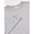 thumbnail image 3 of Hanes T-Shirts à Manches Longues Col Rond ComfortSoft pour Hommes, Lot de 4, TG, Acier Clair, 3 of 7