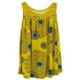 thumbnail image 1 of Robes Courtes Décontractées Bohèmes Amples Sans Manches à Fleurs pour Femmes Grande Taille, 1 of 2