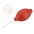 thumbnail image 4 of Polvo Bola Aire Soplador Goma Soplado Bomba Limpieza Herramienta para Cámara Lente, Teclado, PCB Placa, Computadora, Plantas, 147mm, Rojo Paquete de 2, 4 of 5