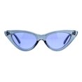 thumbnail image 1 of Womens Gothic Cat Eye Pop Color Funk Vintage Sunglasses Blue, 1 of 5