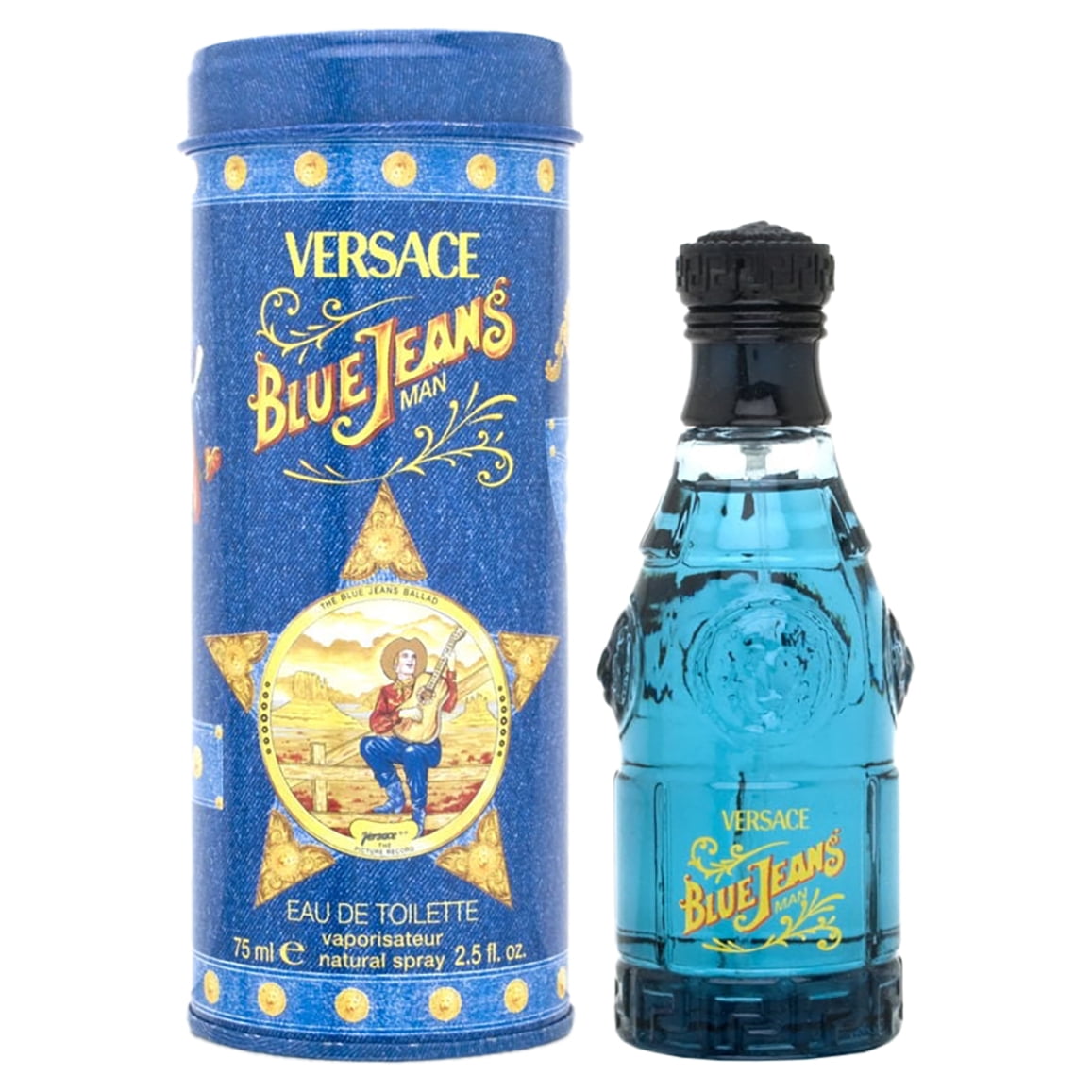 Versace Blue Jeans Eau De Toilette Spray for Men, 2.5 oz - Cologne Pour  Homme - Walmart.com