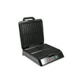thumbnail image 2 of Family Breakfast Easy-to-clean Non-stick Pan,Heavy-duty 1300W Electric Belgian Waffle Maker,2-4 Square Stainless Steel Waffle Maker, Save Space Storage, 2 of 6