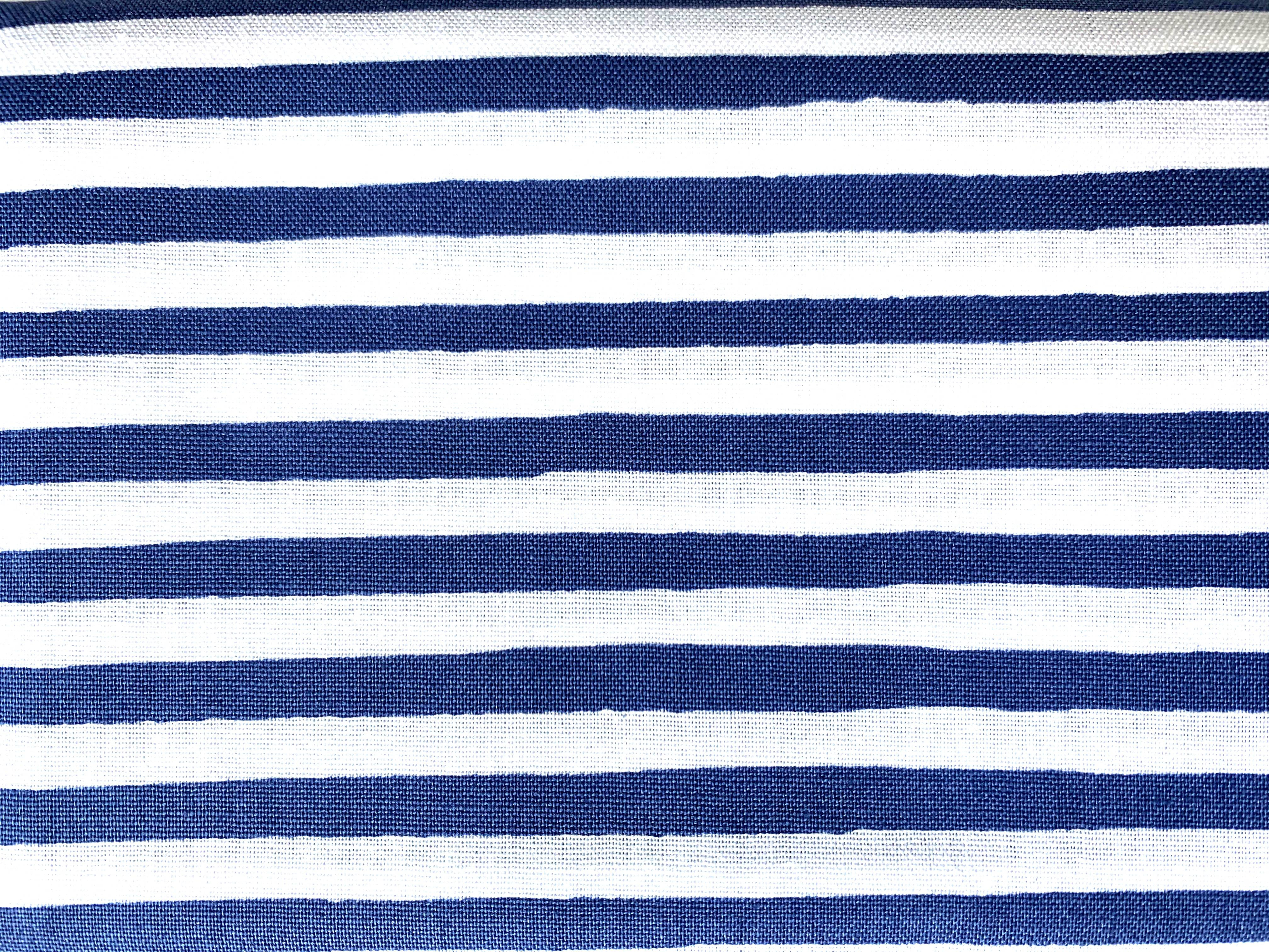 (3 pack) Mainstays 100% Cotton 1 Yard Precut Fabric Blue Stripe