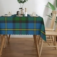 thumbnail image 3 of Rectangle Table Cloth, Clan MacLeod of Harris Blue Green Tartan Plaid Resistant Washable Tablecloth Decorative Table Cover for Dining, Indoor and Outdoor, 3 of 6