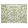thumbnail image 2 of Addison Rugs Chantille Indoor/Outdoor Transitional Damask Aloe Washable Rectangle Rug, 1'8" x 2'6", 2 of 6