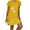 Yellow-dandelion, variant on Jophufed Summer Dresses for Women 2025 Plus Size V Neck Short Sleeve Casual Hot Vacation Solid Color Party Beach Mini Shirt Dress