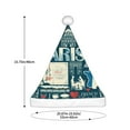 thumbnail image 3 of Haiem France and Paris Pattern Santa Hat Confortable Velvet Christmas Hat for Christmas Party Favors Fit for Adults Men Women, 3 of 6