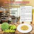 thumbnail image 6 of CRISPY LOTUS SEEDS 5.29oz (150g) VIETFARMFOOD: Lightly fried in oil. No sugar, natural sweetness, characteristic fatty taste, crispy. Suitable as a topping, or as a delicious, nutritious snack., 6 of 6