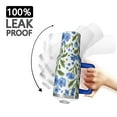 thumbnail image 3 of OBREWU Blue Pioneer Flower Tumbler with Handle and Lid,Blue Pioneer Flower 40oz Double Wall Vacuum Insulated Tumbler,Cups Gift for Women and Men, 3 of 7