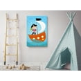 thumbnail image 2 of Awkward Styles Sailboat Canvas Decals Pirate Canvas Print Kids Room Wall Art Marine Picture Kids Play Room Wall Art Funny Pirates Art Newborn Baby Room Wall Decor Pirates Wallpapers Made in USA, 2 of 7