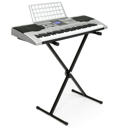 Best Choice Products Electronic Piano Keyboard 61 Key Music Key Board Piano With X Stand Heavy (Best On Screen Keyboard)