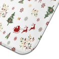 thumbnail image 5 of White Christmas Reindeer Pattern Dish Drying Mat for Kitchen 1 Pack, Ultra Absorbent Microfiber Dishes Drainer Mats,16x18in(41x46cm), 5 of 6