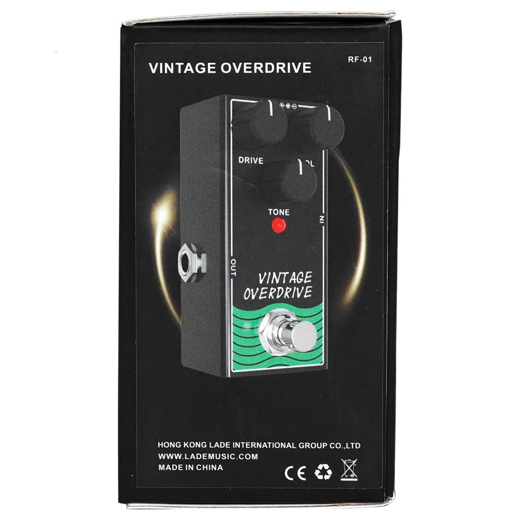 Pedal Processor of Overdrive Tone Effect for Guitar Bass, Exclude Power Adapter