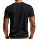 thumbnail image 4 of Playera Elvqul para Caballero Manga Corta Casual Negro Cuello en V Gym sin Estampado, 4 of 9