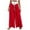 Red, variant on LOVZFMLL Women's Wide Leg Full Pants, High Waist Pleated Casual Loose Flowy Pants for Women with Drawstring, Wide Leg Pants Women Red XXL