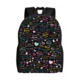 thumbnail image 1 of Disketp I love you Mom Mochila Unisex de Apertura Lateral Completa, Mochila para Laptop para Escuela, Trabajo y Viajes, 1 of 8