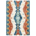 thumbnail image 2 of SAFAVIEH Aspen Pemala Abstract Geometric Wool Area Rug, Ivory/Blue, 5' x 8', 2 of 10
