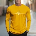 thumbnail image 2 of zbxnLI Big and Tall Men's Long Sleeve Shirts Graphic T-Shirts for Men Casual Basic Tee Tops Fall Winter, 2 of 5