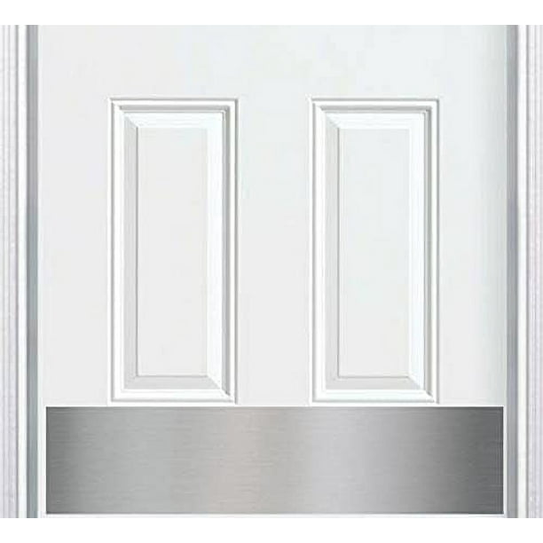 Deck the Door Decor Door Kick Plate Anodized Aluminum Satin