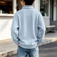 thumbnail image 7 of Gerichy Boys Quarter Zip Pullover Long Sleeve Corduroy Shirts Oversized Sweatshirts Kids Preppy Clothes Winter Top 3T-14T, 7 of 7