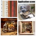 thumbnail image 5 of 18Pcs 9 Colors Paper Picture Stickers DIY Handmade Construction Sand Table Model Scene Materials With Adhesive Stickers Mixed Color 298x210x0.2mm 2pcs/color, 5 of 5