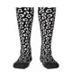 thumbnail image 1 of Fotbe Black Leopard Calcetas Divertidas Estampadas para Hombre y Mujer, Calcetas de Algodón hasta la Rodilla para Caminar, Correr, Enfermería y Embarazo, 1 of 6