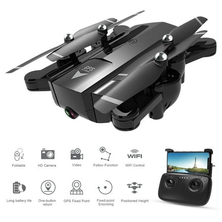 SG900-S RC Drone with Camera 1080P Wifi FPV Follow Me Surround Mode Multi-point Fly Altitude Hold Foldable RC Quadcopter
