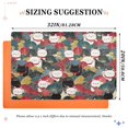 thumbnail image 6 of Yayeee Doormat for Inside 20"x32" Absorbent Low-Profile Washable Non-Slip Rubber Backed Entryway Rug, Black Lucky Cat, 6 of 8