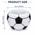thumbnail image 6 of Inflatable Soccer Ball Ice Bucket, Floating Beverage Cooler for Pool Parties, Inflatable Drink Holder Tub for Outdoor Gatherings and Events, 6 of 7