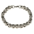 thumbnail image 2 of Brazalete de eslabones de cadena Perfecl para Hombre de acero inoxidable premium Plata, 2 of 8