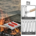 thumbnail image 3 of Milisten Barbecue Accessories Stainless Steel Silver 1 Set, 3 of 8