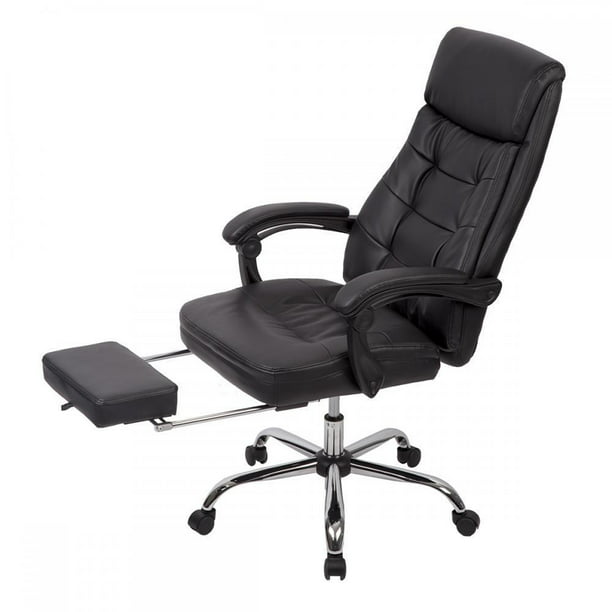Recliner Office Chair PU High Back Executive Chair Desk Racing Chair