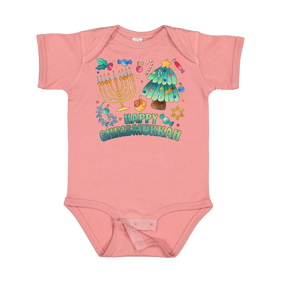 Inktastic Happy Chrismukkah Boys or Girls Baby Bodysuit