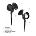 thumbnail image 3 of Pure Garden Weather-Resistant LED Outdoor Solar Lights 4-Pack (Black), 3 of 5