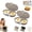 Grey, variant on Dual Cavity Microwave Egg Poacher, 2-Egg Cooker with Lid and Handle, Breakfast Sandwich Maker for Kitchen
