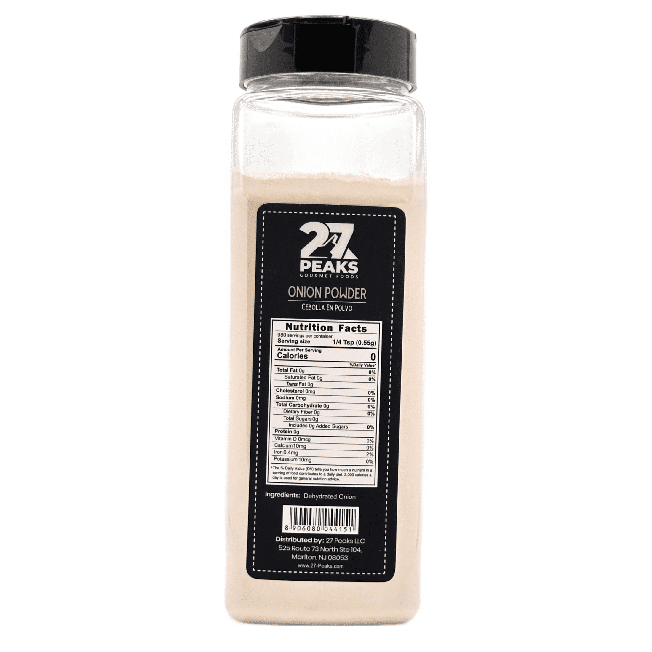 27 Peaks Gourmet No Artificial Flavors Onion Powder, 19 oz Bottle