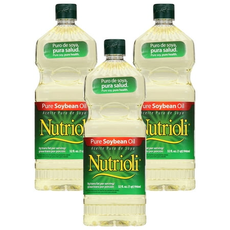 (3 Pack) Nutrioli Pure Soybean Oil, 32 fl oz (3 pack)