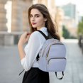 thumbnail image 6 of JIALIOU Mini Backpack Purse for Women Quilted Casual Daypack Small Travel Shoulder Bag, Pastel Blue, 6 of 7