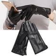 thumbnail image 1 of Moda Mujer Guantes cálidos de invierno Pan táctil y cálida con forro térmico Cuero para Senderismo Deportes al aire libre Baoblaze Guantes cálidos de invierno, 1 of 8
