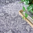 thumbnail image 3 of Nourison Washables Vintage Non-Slip Indoor Rug Charcoal Grey 6' x 9', 3 of 10