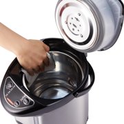 4L Hot Water Dispenser with 4 Temperature Settings, 680W Fast Heating, 304 Stainless Steel, Child Lock, 360° Base for Tea Coffee Milk
