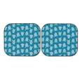 thumbnail image 7 of Goofa Sea Turtle Pattern 2 Piece Car Windshield Sun Shade Foldable | Front Windshield Shade for Sun, Heat and UV Rays | Sunshade for Car Front Window-Small, 7 of 7
