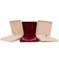 thumbnail image 3 of kurtrusly Velvet Gift Box Display Case for Pearl Necklace Beige Inner Heart, 3 of 8