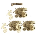 thumbnail image 1 of Día de Pascua Colgante Rebanadas de madera Regalos creativos Art Crafts Gecko Pattern Spring Garden Fiesta Eventos Etiquetas Bodas 30 piezas Monstrate HA028318-00, 1 of 7