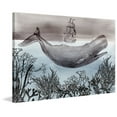 thumbnail image 3 of Marmont Hill Whale Under Painting Wall Art Print, 3 of 5